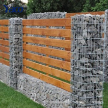 valla decorativa de jardín Seal Gabion Basket Retaining Wall, cestas de piedra para muro de contención 2.0mm